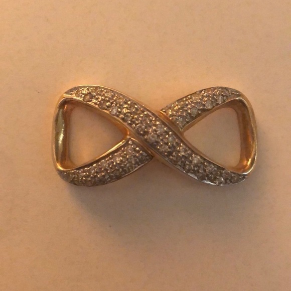 14k gold diamond slide - Picture 2 of 4